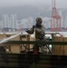 Champion Brigade decon training at Busan port