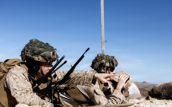 5th Air Naval Gunfire Liaison Company Marines conduct live-fire close air support