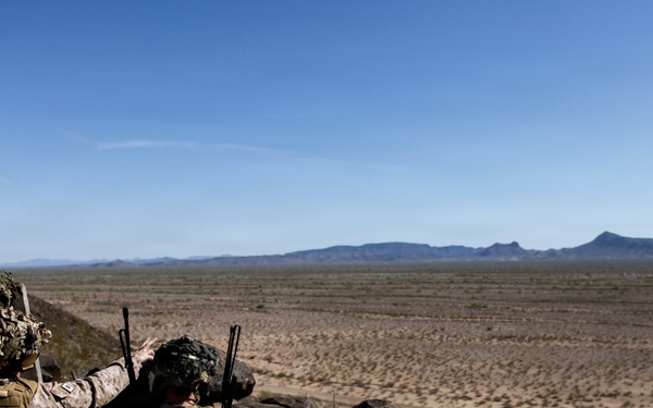 5th Air Naval Gunfire Liaison Company Marines conduct live-fire close air support