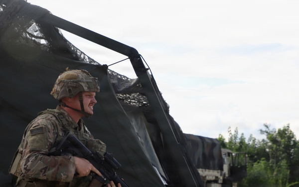 194th DSSB of Champion Brigade trains for base defense