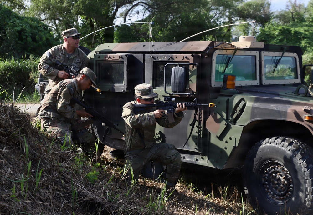 194th DSSB of Champion Brigade trains for base defense