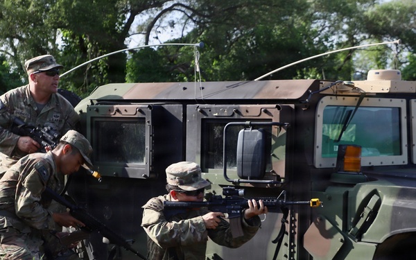 194th DSSB of Champion Brigade trains for base defense