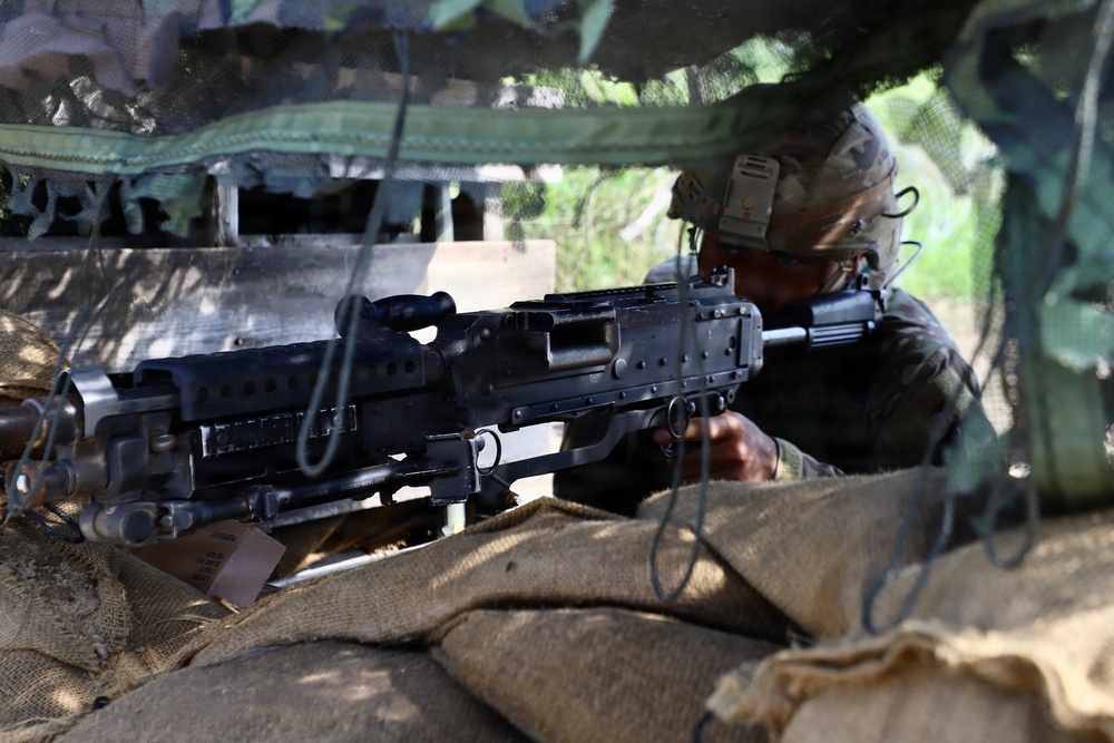 194th DSSB of Champion Brigade trains for base defense
