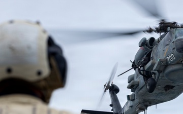 Delbert D. Black Sailors Conduct Flight Operations