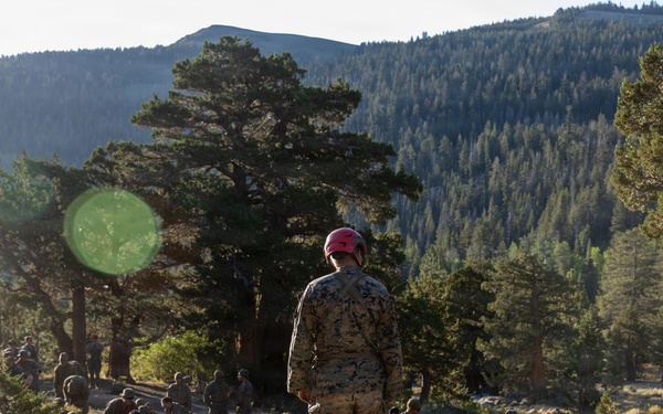 3rd Bn., 4th Marines practice cliff assaults during MTX 4-26