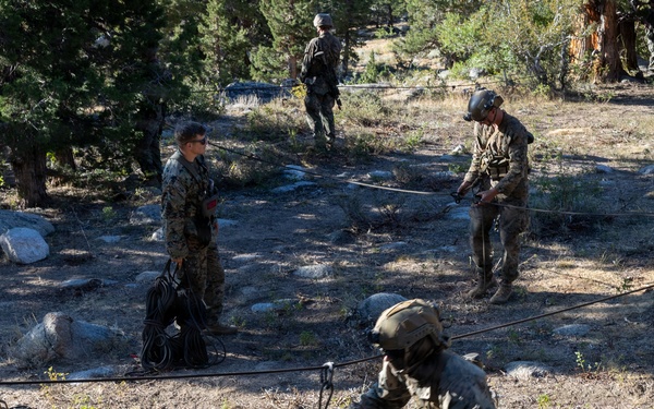 3rd Bn., 4th Marines practice cliff assaults during MTX 4-26