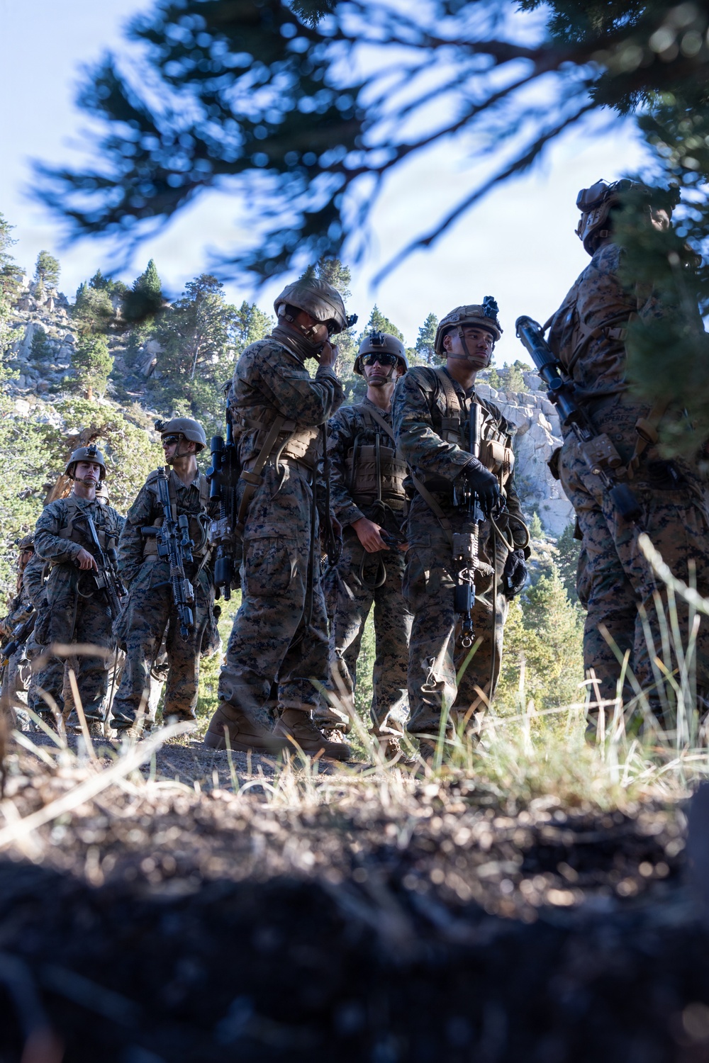 3rd Bn., 4th Marines practice cliff assaults during MTX 4-26