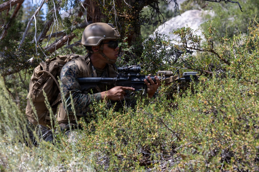3rd Bn., 4th Marines practice cliff assaults during MTX 4-26