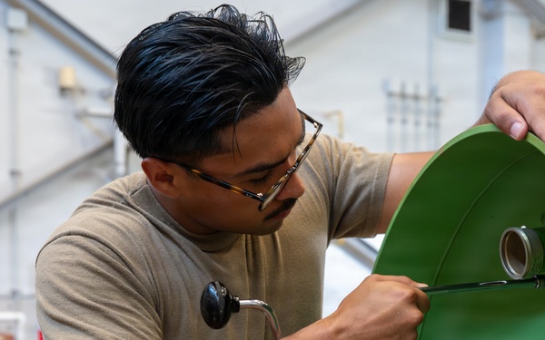 Fueling the Fight: 35th Maintenance Squadron Conducts Nestable Fuel Tank Build Up Training