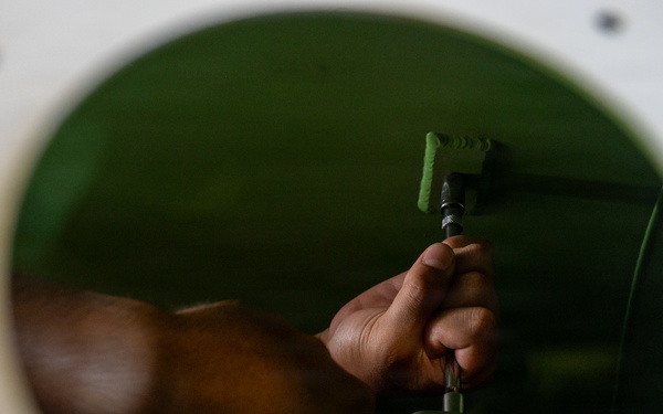 Fueling the Fight: 35th Maintenance Squadron Conducts Nestable Fuel Tank Build Up Training