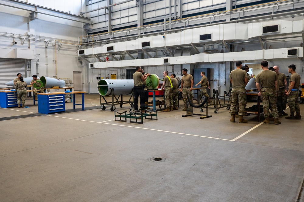 Fueling the Fight: 35th Maintenance Squadron Conducts Nestable Fuel Tank Build Up Training