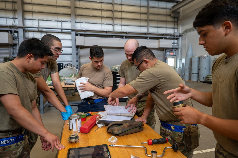 Fueling the Fight: 35th Maintenance Squadron Conducts Nestable Fuel Tank Build Up Training