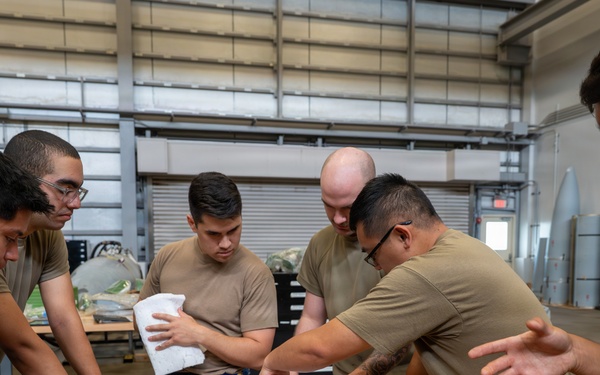 Fueling the Fight: 35th Maintenance Squadron Conducts Nestable Fuel Tank Build Up Training