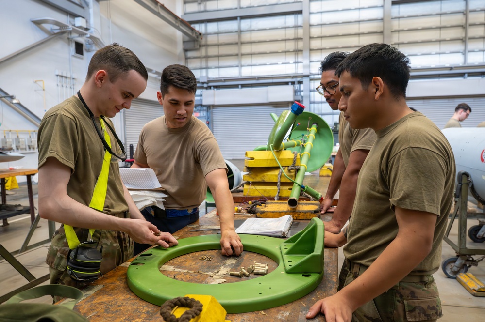 Fueling the Fight: 35th Maintenance Squadron Conducts Nestable Fuel Tank Build Up Training