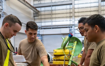 Fueling the Fight: 35th Maintenance Squadron Conducts Nestable Fuel Tank Build Up Training