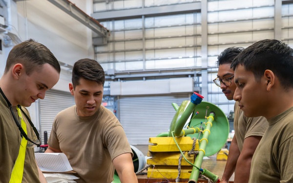 Fueling the Fight: 35th Maintenance Squadron Conducts Nestable Fuel Tank Build Up Training