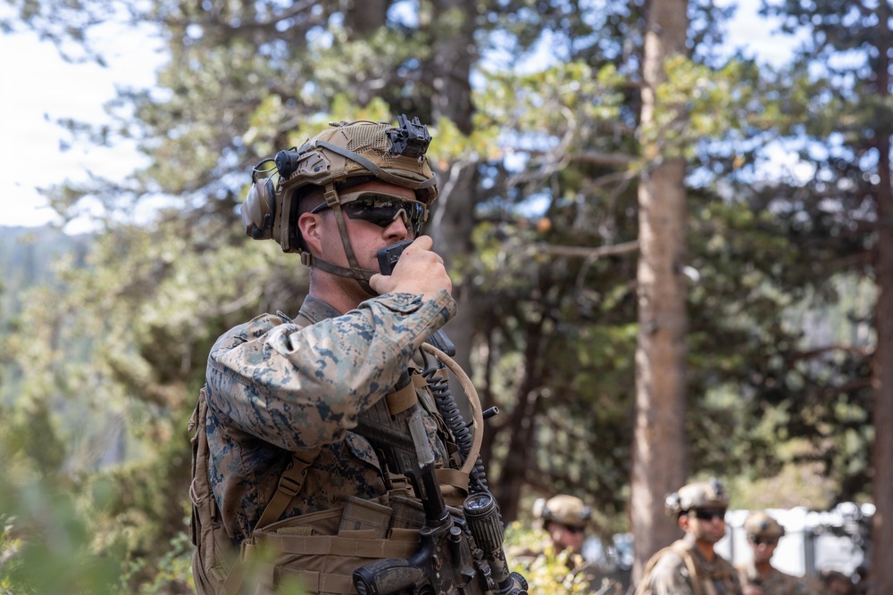 3rd Bn., 4th Marines practice company cliff assaults during MTX 4-26