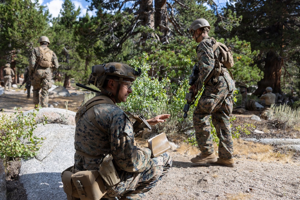 3rd Bn., 4th Marines practice company cliff assaults during MTX 4-26