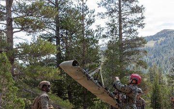 3rd Bn., 4th Marines practice company cliff assaults during MTX 4-26
