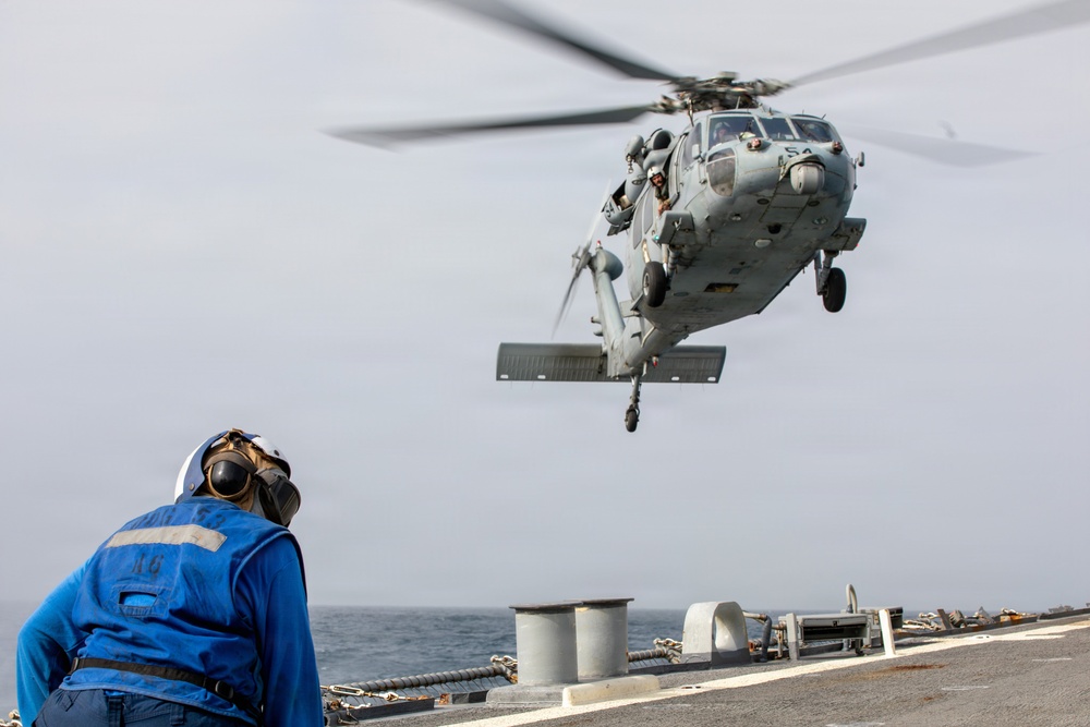 John Paul Jones Conducts Flight Operations