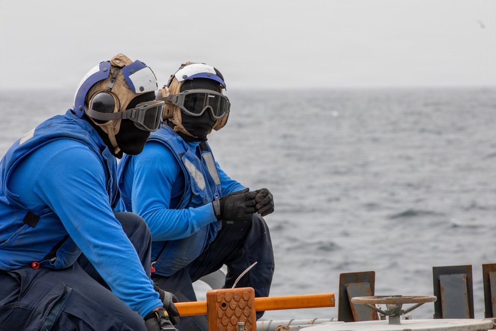 John Paul Jones Conducts Flight Operations