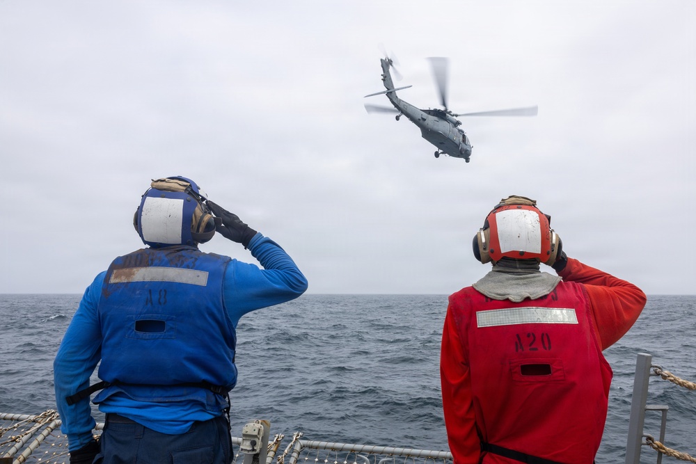 John Paul Jones Conducts Flight Operations