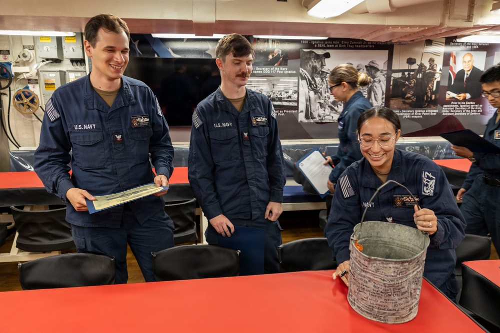 Sailors Get ESWS on DDG 117