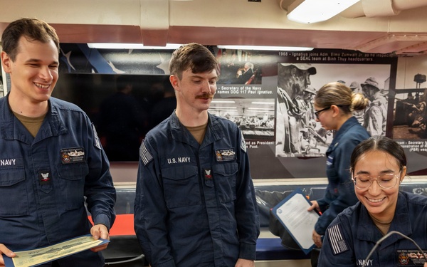 Sailors Get ESWS on DDG 117