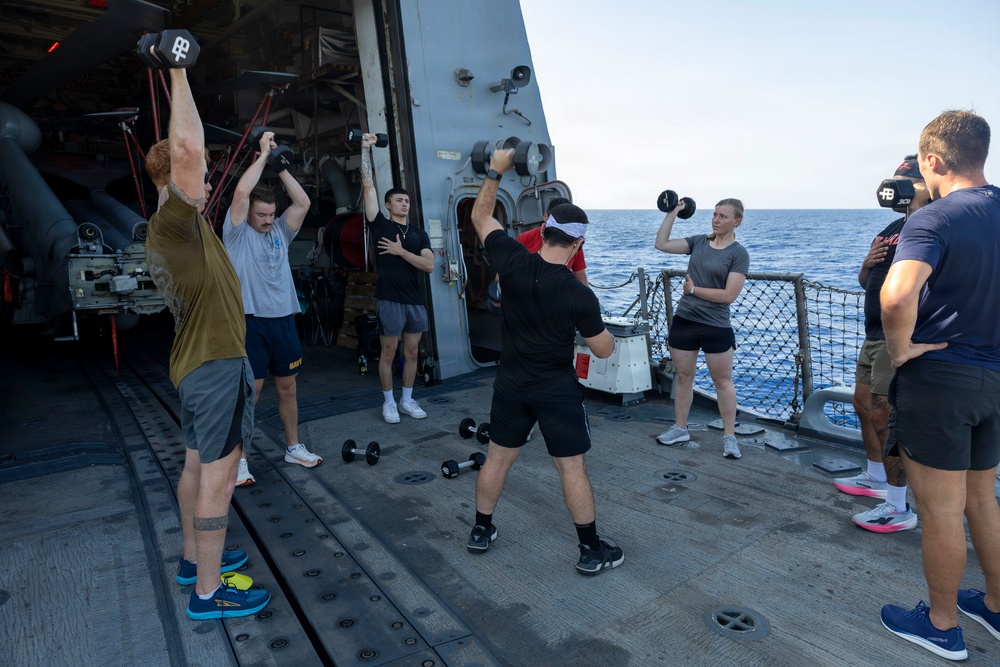DDG 117 Fit Club Group Workout