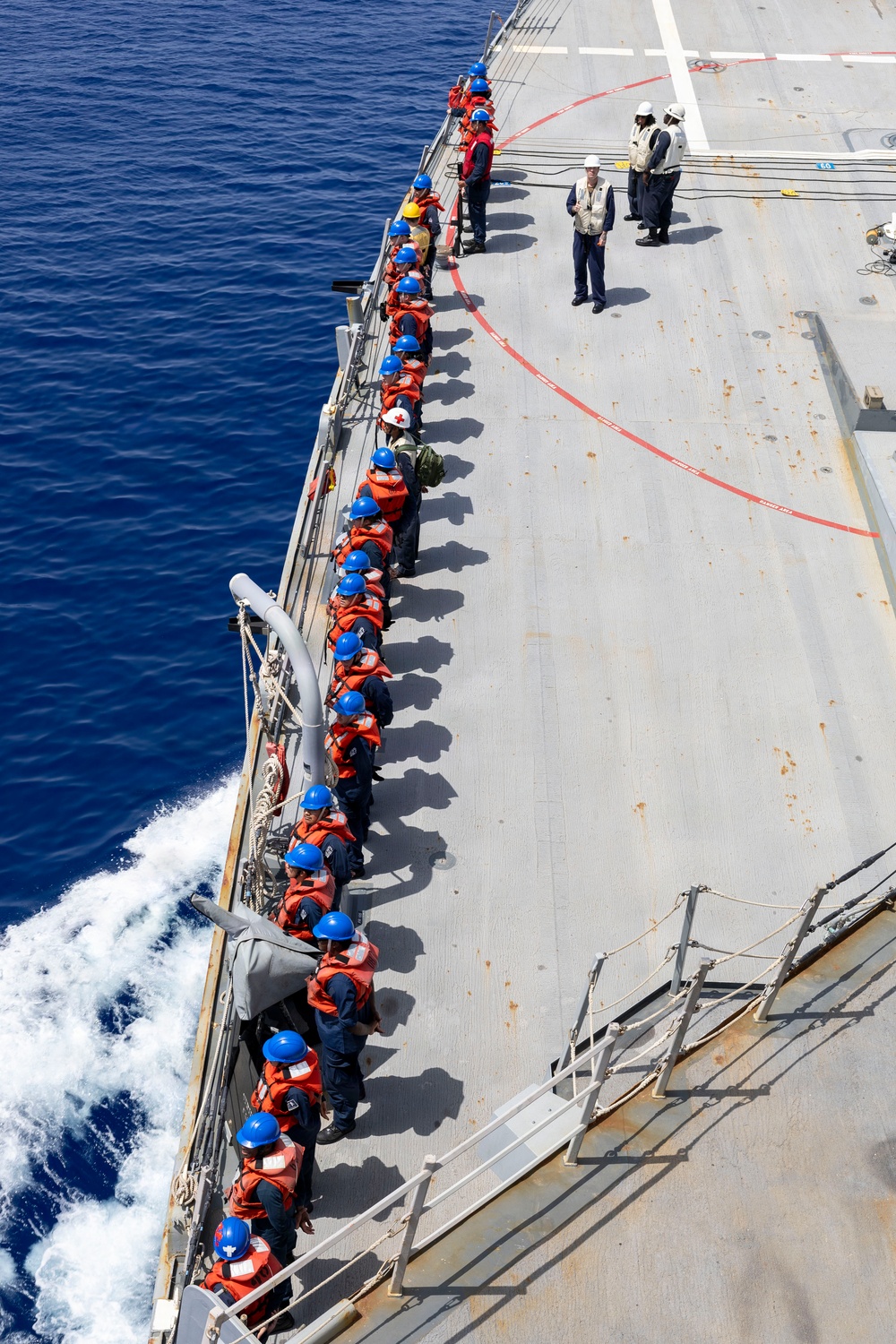 DDG 117 RAS With USNS Medgar Evers
