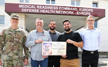 Medical Readiness Command, Europe G-6 Information Technology Team wins 2026 MEDCOM Mercury Award for HIT Team of the Year