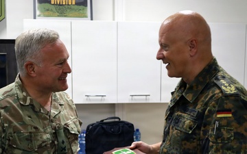 Commander NATO JFC – Brunssum visits V Corps Forward