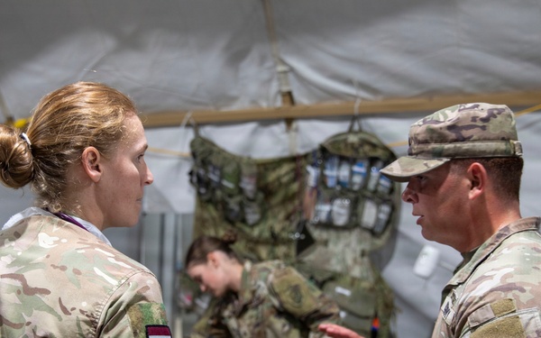 2-37 AR and Allies work side by side during joint medical training in Poland
