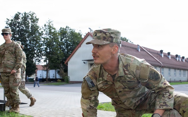 2-37 AR and Allies work side by side during joint medical training in Poland