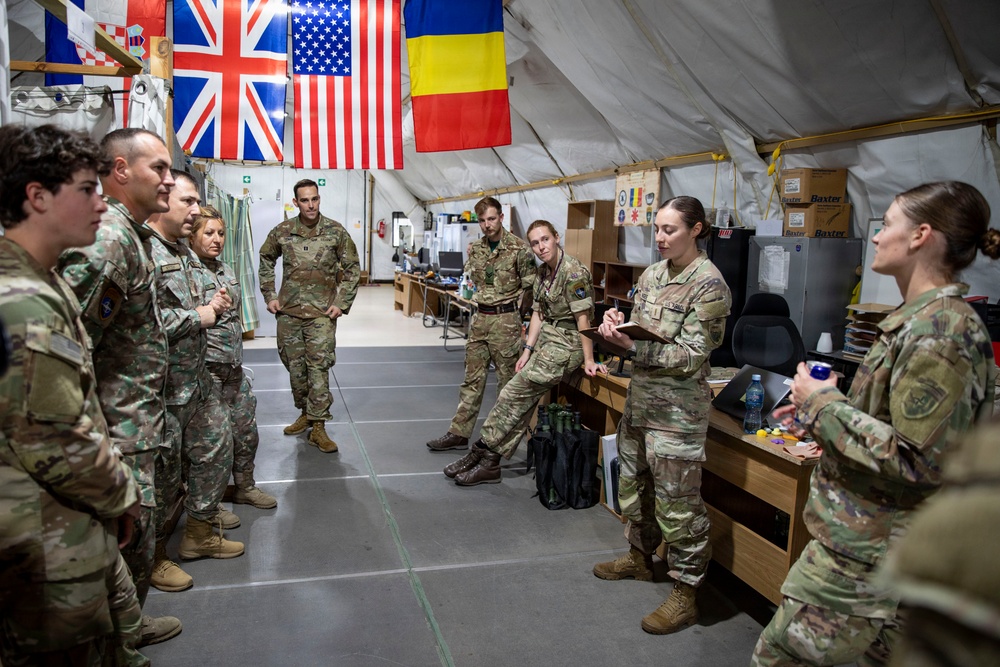 2-37 AR and Allies work side by side during joint medical training in Poland