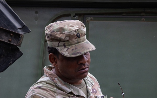 Signal Intelligence Support Company conducts preventive maintenance checks and services