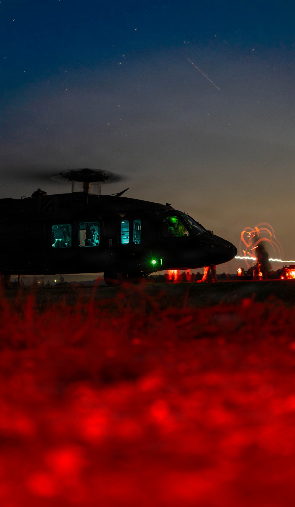 1-214 GSAB of the 12th CAB Conducts Multi-Ship Air Assault During Saber Junction