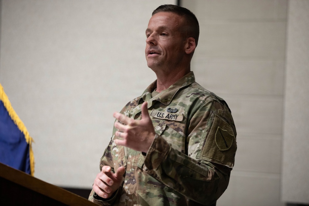 Meredith assumes role as G-1 sergeant major