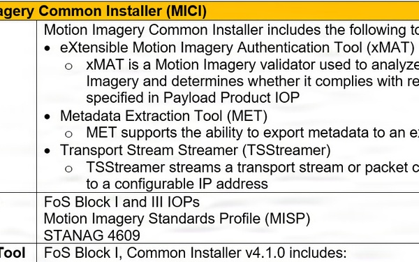 JSIL UAS Interoperability Test Tool Catalog