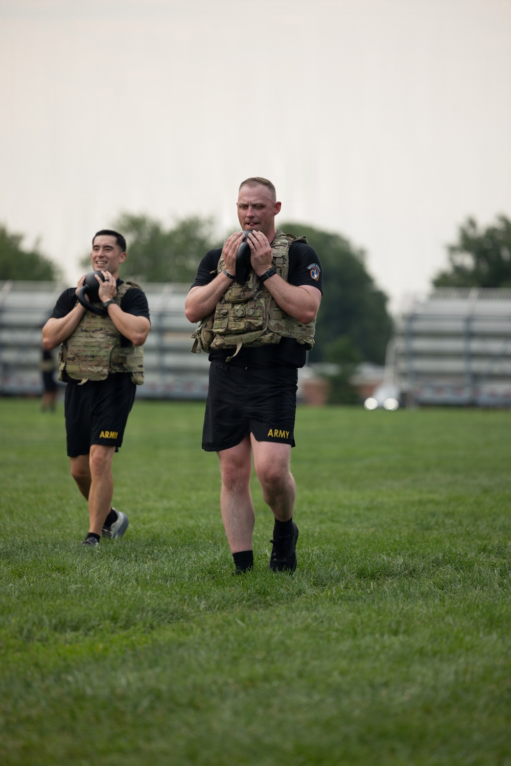 Leaders From The Old Guard Conduct APEX Path Physical Training