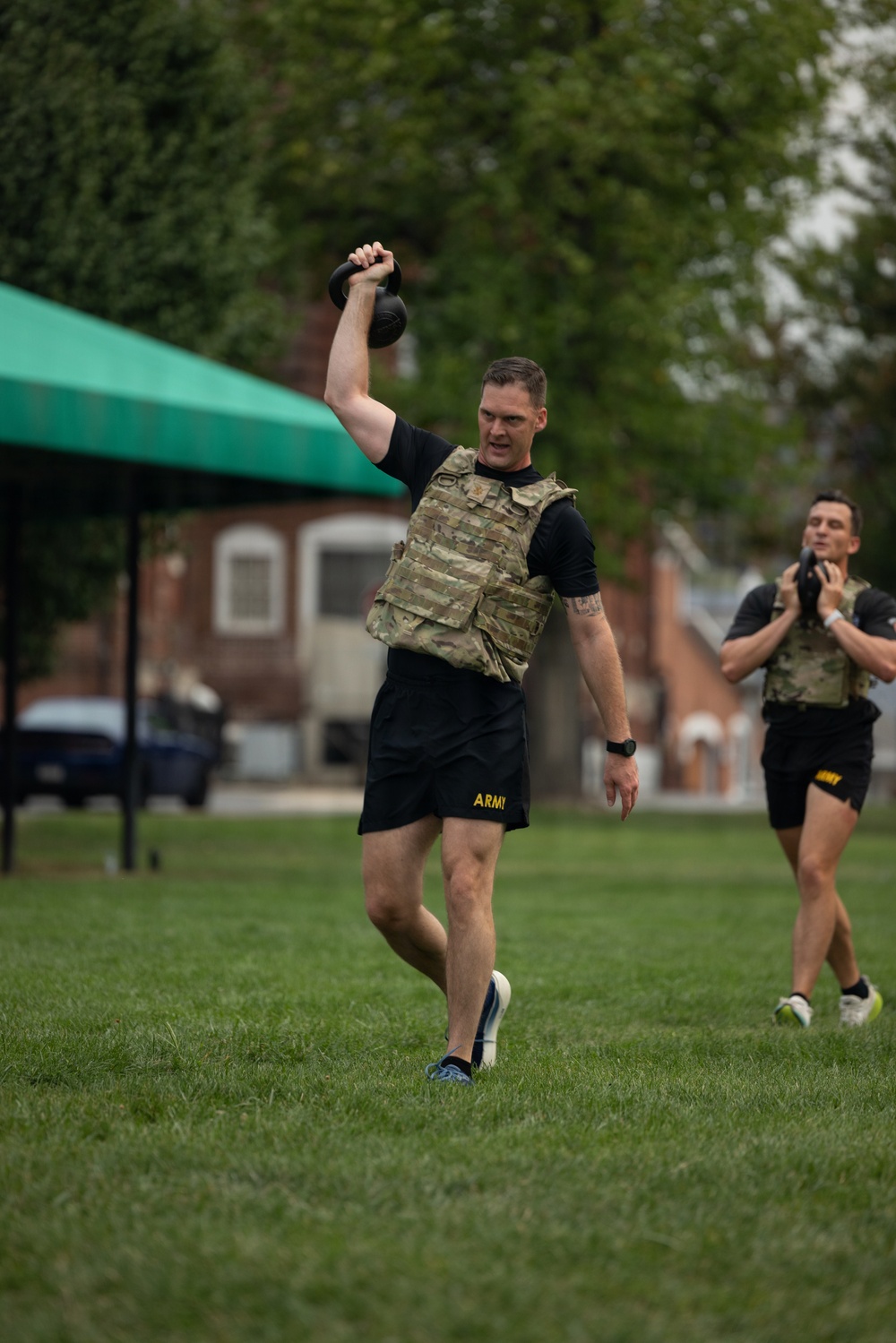 Leaders From The Old Guard Conduct APEX Path Physical Training