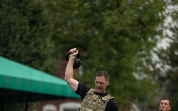 Leaders From The Old Guard Conduct APEX Path Physical Training
