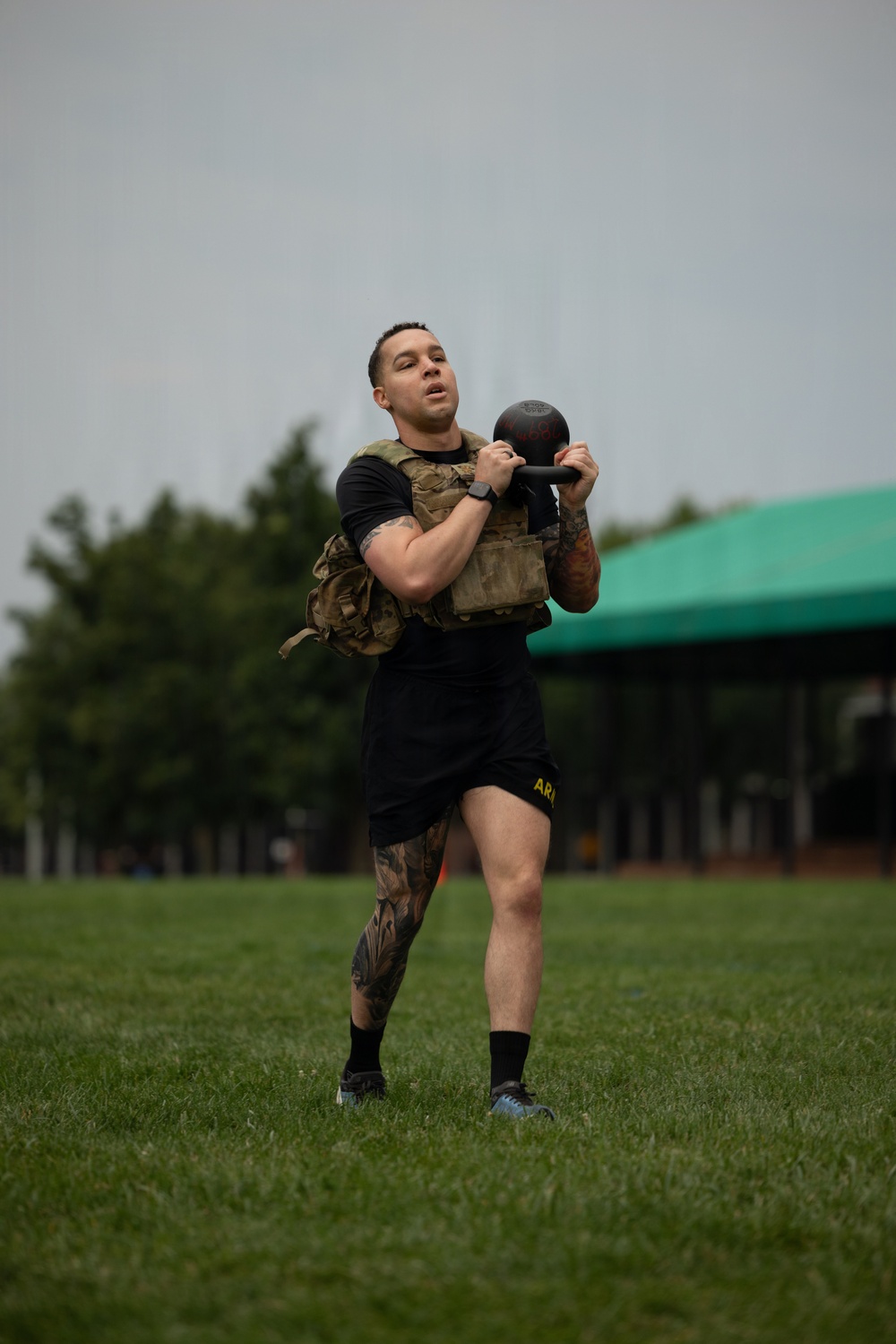 Leaders From The Old Guard Conduct APEX Path Physical Training