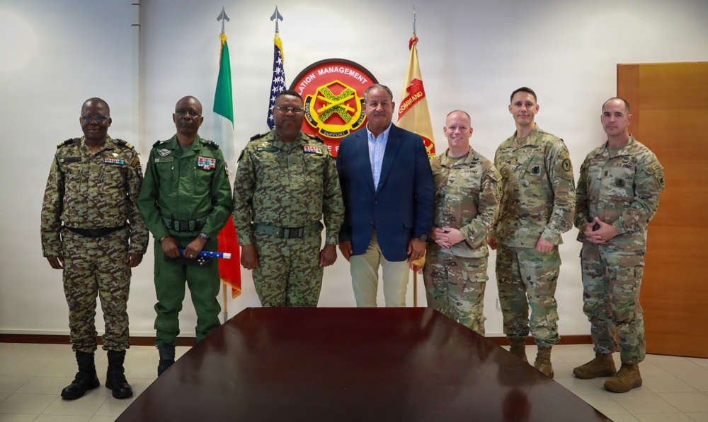 US, Central African Reoublic hold garrison mamagement engagement in Italy