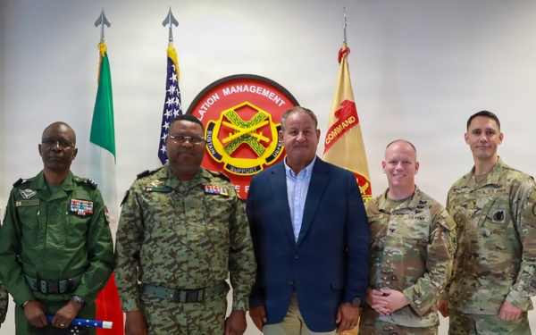 US, Central African Reoublic hold garrison mamagement engagement in Italy