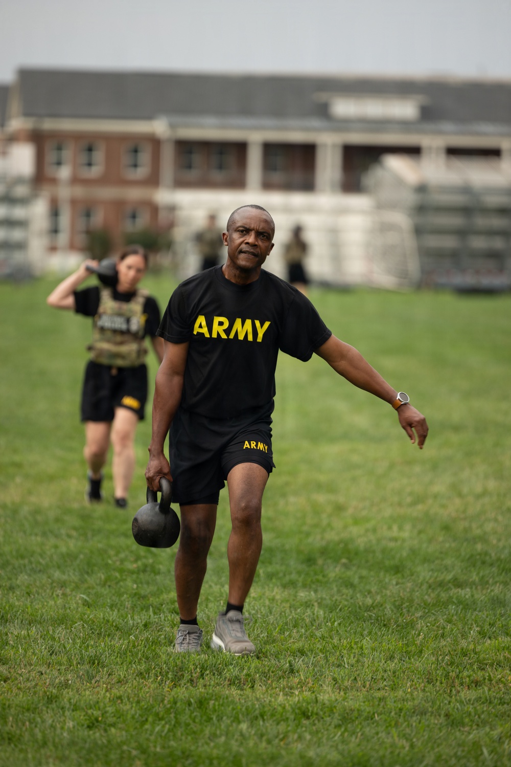 Leaders From The Old Guard Conduct APEX Path Physical Training