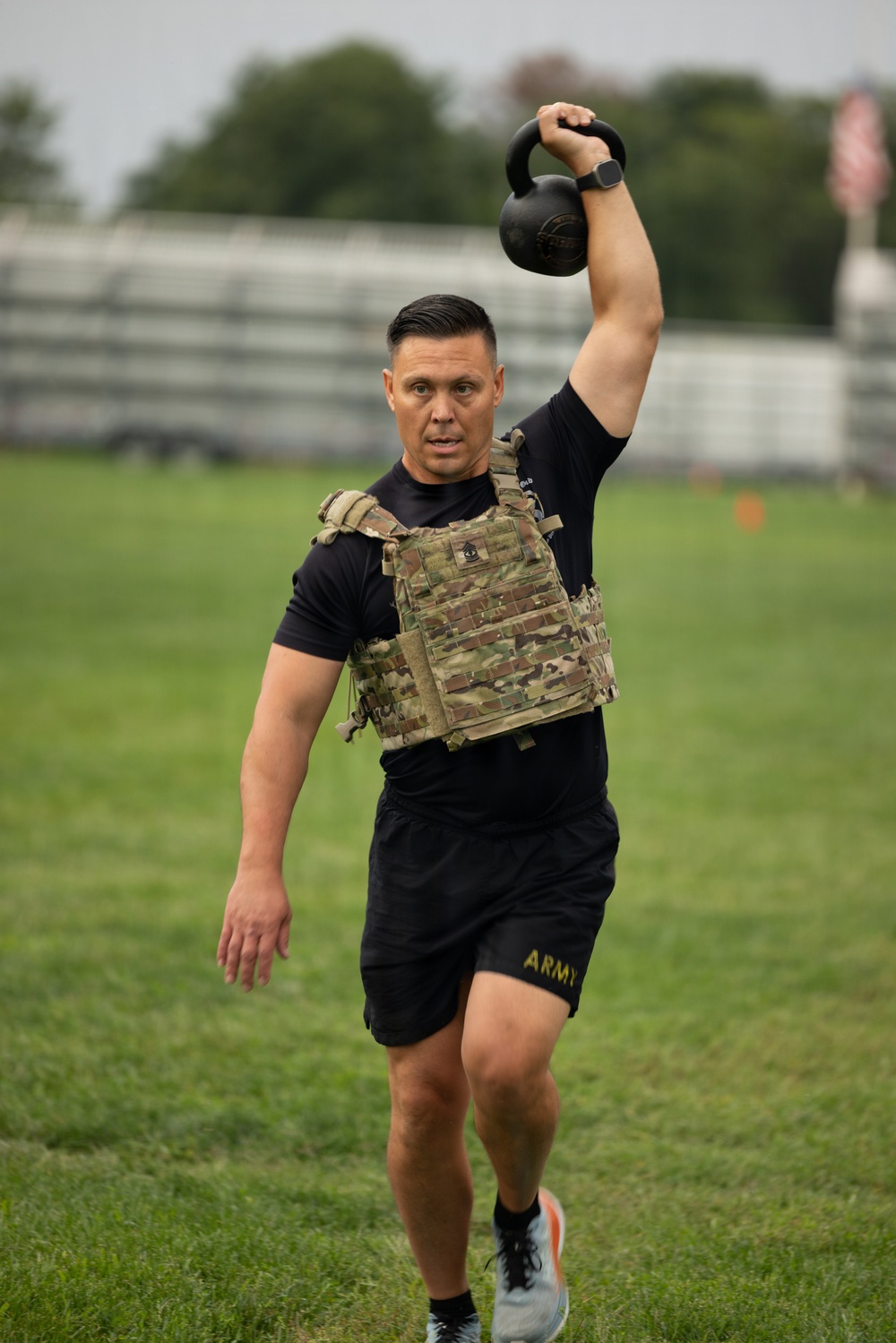 Leaders From The Old Guard Conduct APEX Path Physical Training