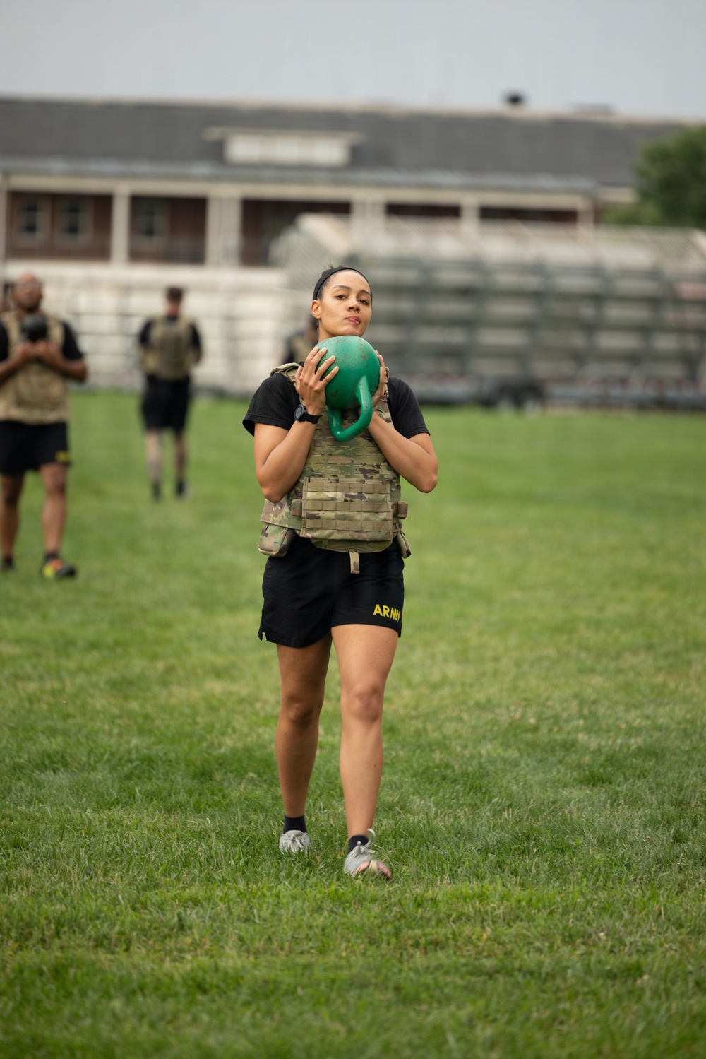 Leaders From The Old Guard Conduct APEX Path Physical Training