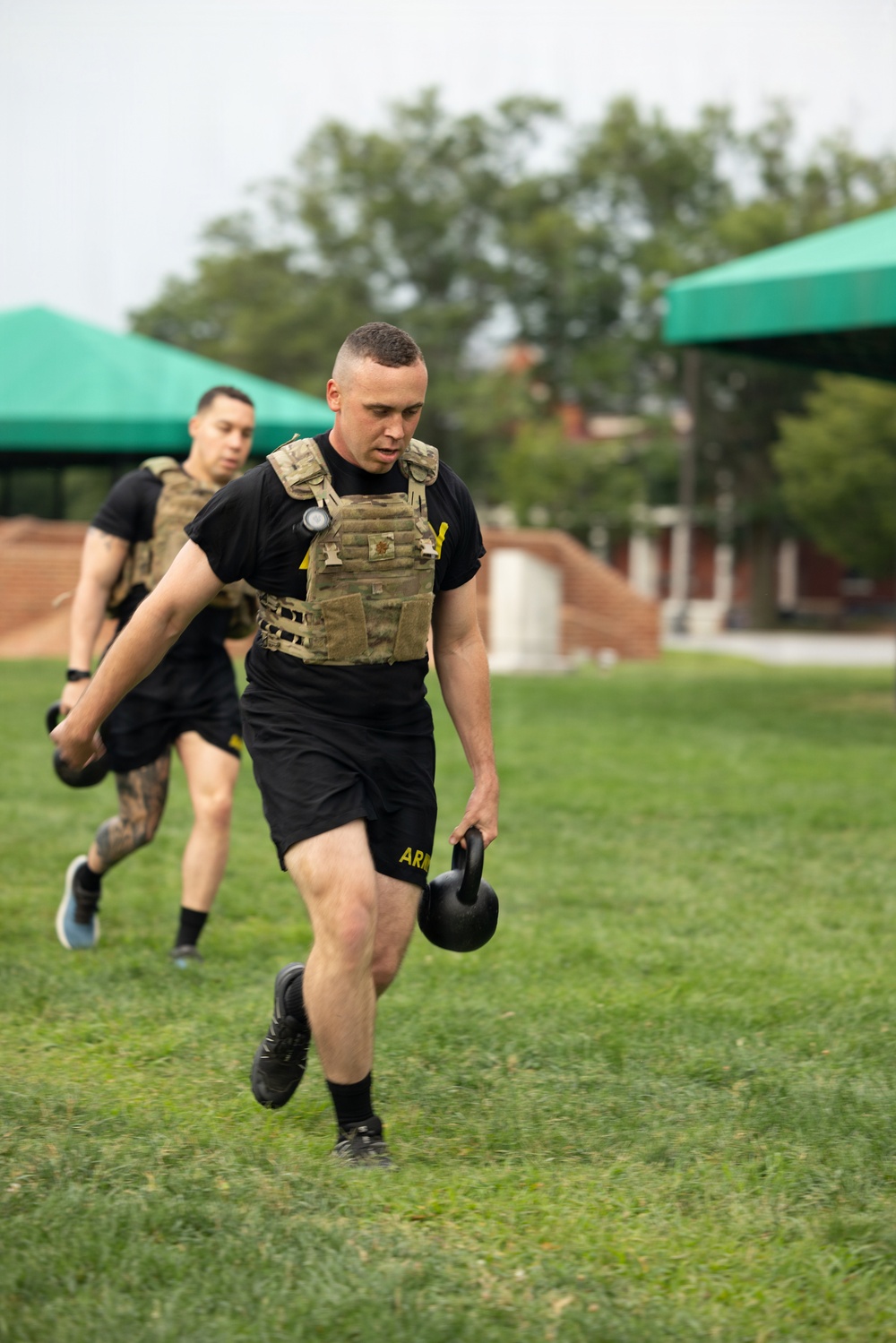 Leaders From The Old Guard Conduct APEX Path Physical Training
