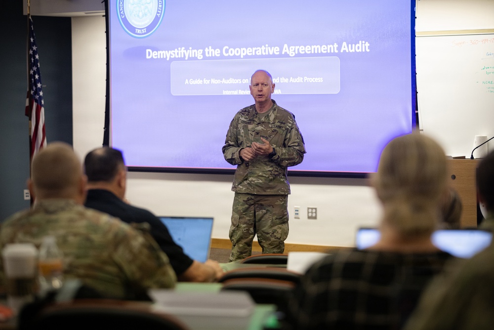 Financial specialists, facility managers and senior leaders from across the country gather at the Aviation Readiness Center